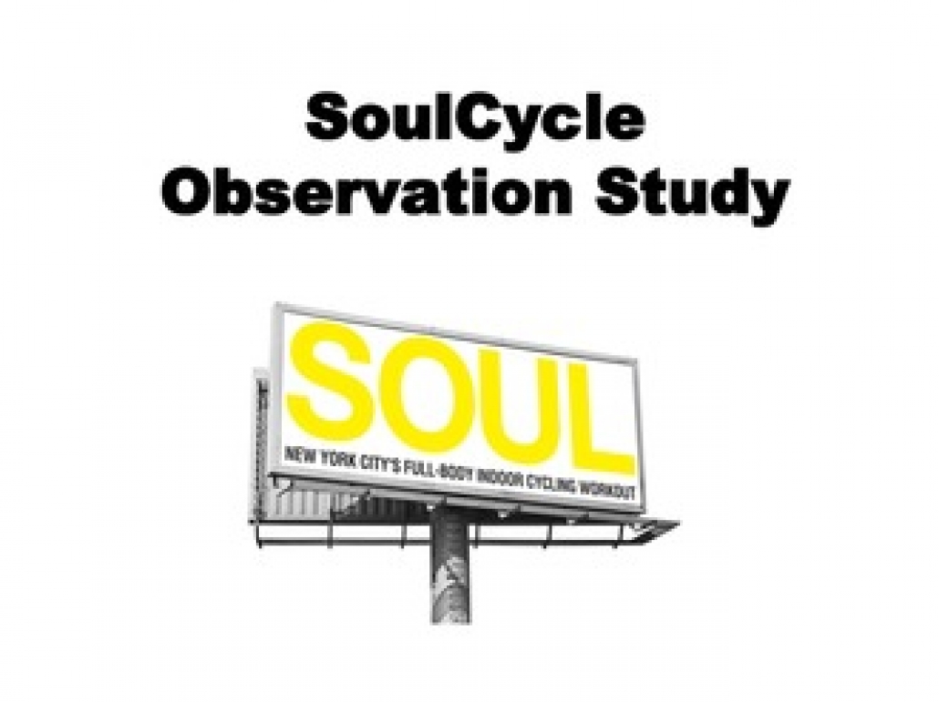 SoulCycle Observation Study