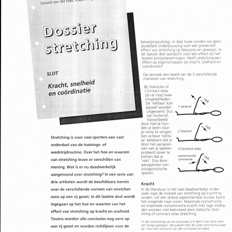 Dossier Stretching deel 3 - 0