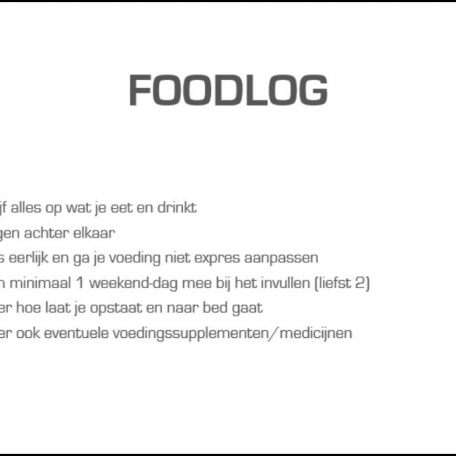 365 Foodlog Formulieren - 0