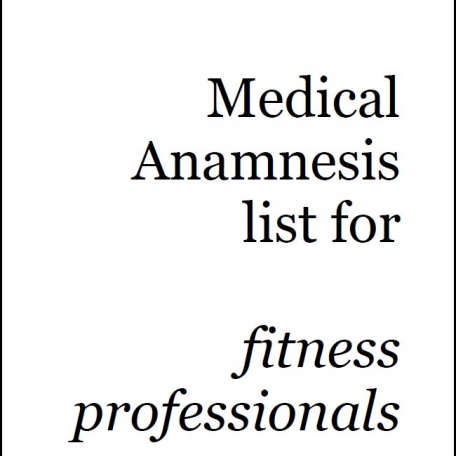 Medical anamnesis list for fitness profs - 0