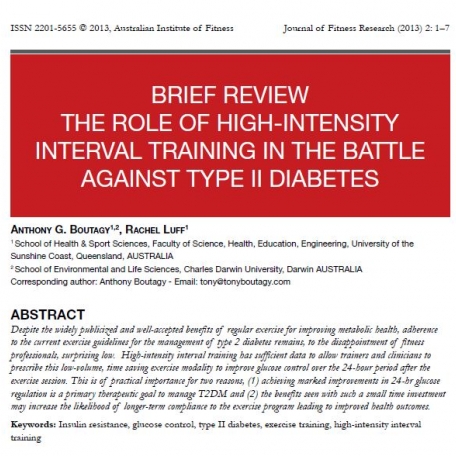 THE ROLE OF HIGH-INTENSITY INTERVAL TRAINING IN THE BATTLE AGAINST TYPE II DIABETES - 0