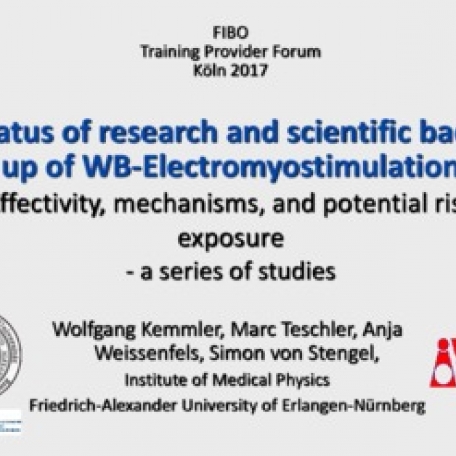 Status of research and scientific back-up of WB-Electromyostimulation - 0