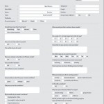 A detailed welcome form for new fitness club members - InDesign