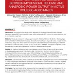 A dose-response relationship between myofascial release and anaerobic power output in active college -aged males